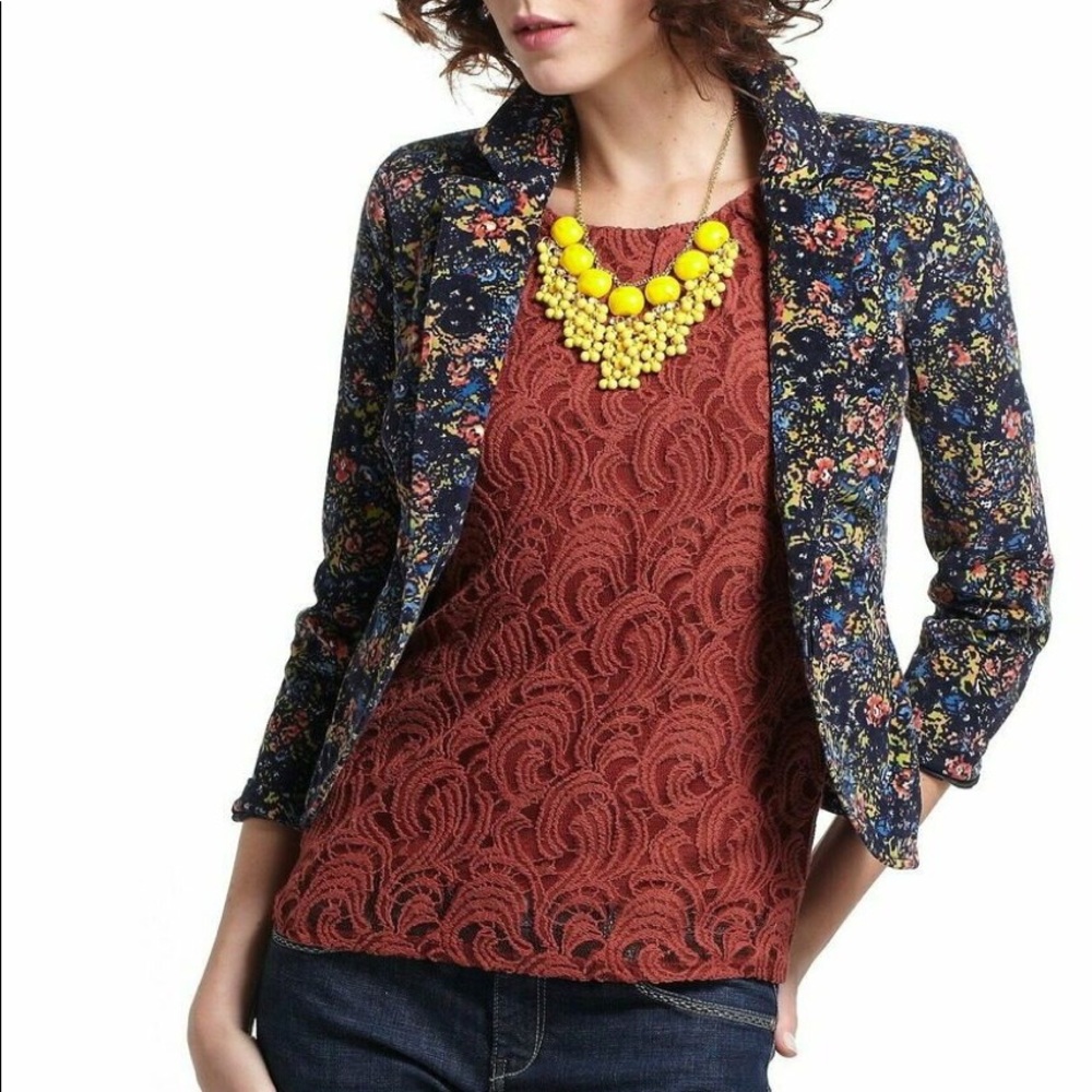 Vintage Anthropologie Brand Corduroy Blazer